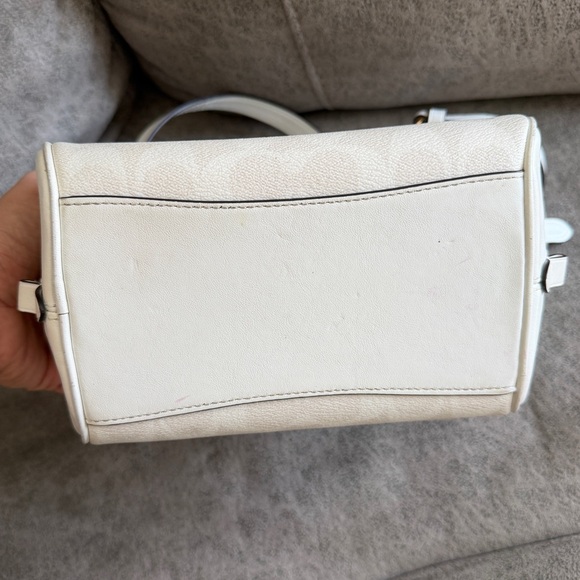 Coach Sydney Satchel in Signature Canvas - Picture 9 of 11